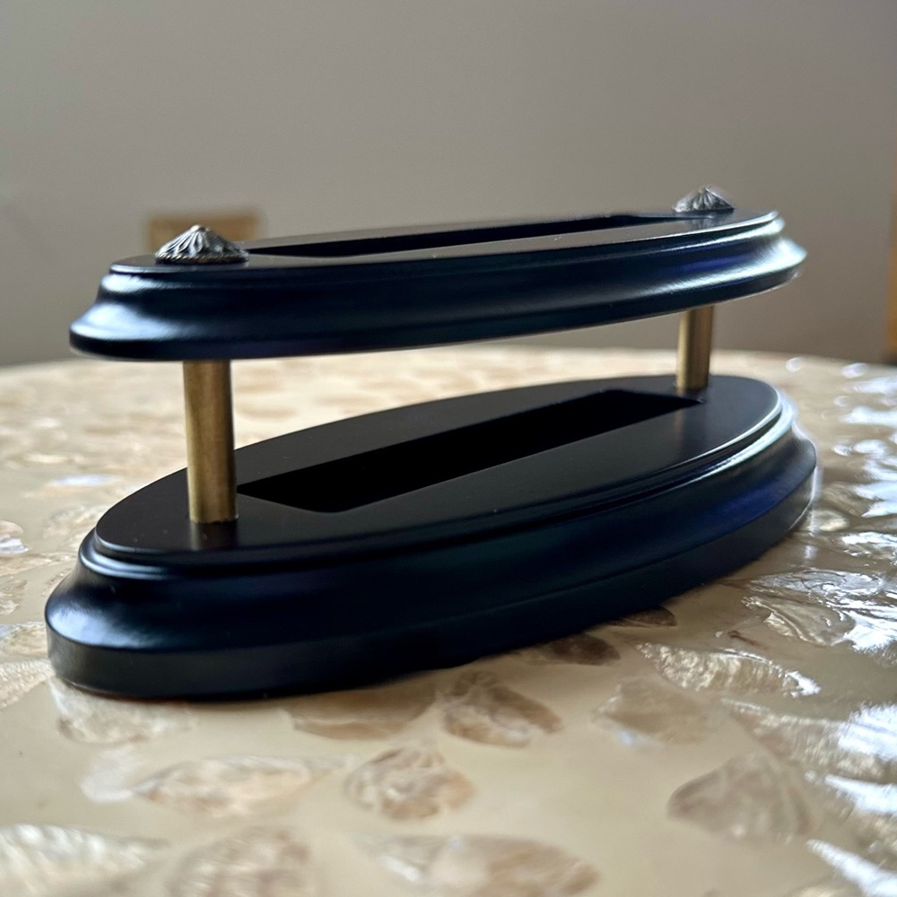 NWT Bombay Wooden Business Card Holder